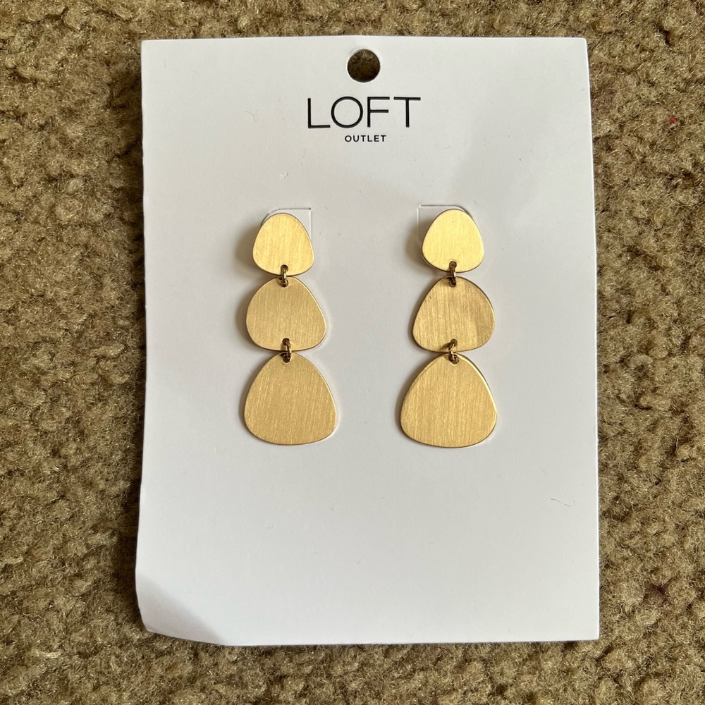 Loft Outlet Gold Drop Earrings